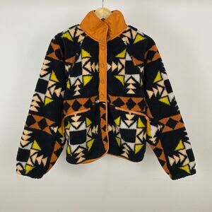 FP Movement - Free People Hit The Slopes Printed Fleece Jacket - Night Sky - S